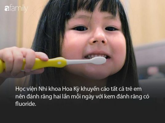 Trẻ em có nên dùng kem đánh răng có Flour